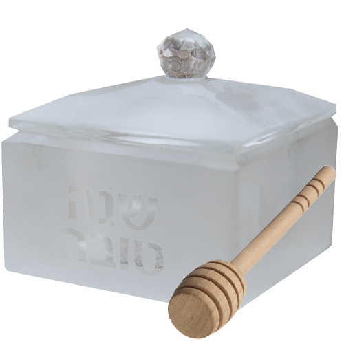 [[כלי מהודר לדבש מקריסטל 7 ס"מ